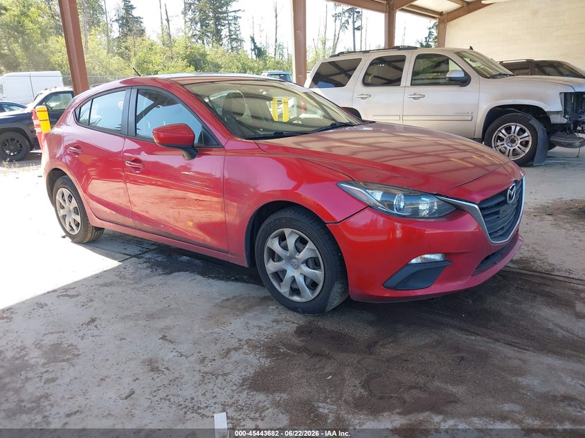 2015 Mazda 3 VIN JM1BM1K73F1239302 IAAI salvage auction — FRONT END, Salvage Title, sold $2,550 on 2026-07-22 (photo 1)