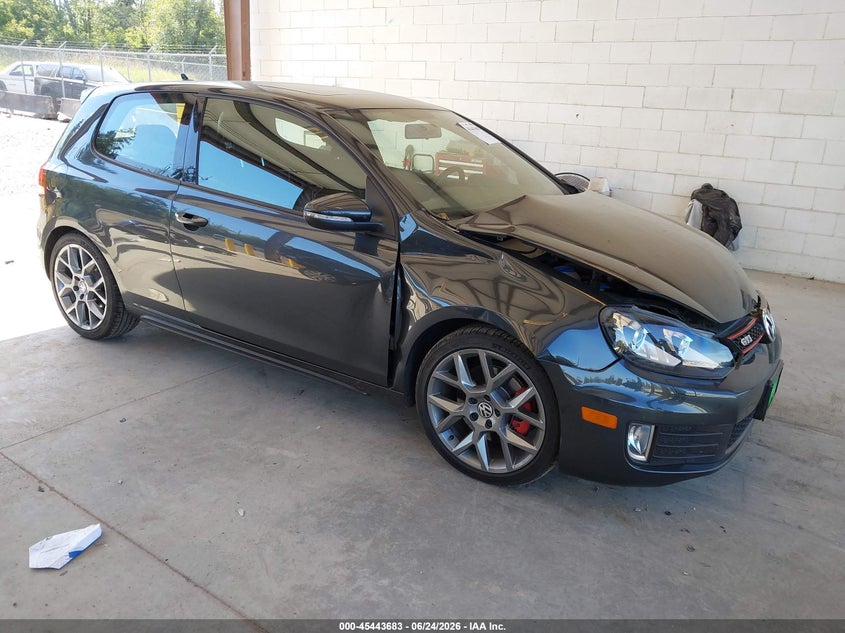 2013 Volkswagen Gti VIN WVWFD7AJ6DW022506 IAAI salvage auction — FRONT END, Bill Of Sale (Washington), sold $2,200 on 2026-07-08 (photo 1)