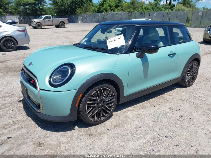 2025 Mini Hard top VIN WMW23GD0XS2W35332 IAAI salvage auction — RIGHT FRONT, Salvage (New Jersey), sold $10,225 on 2026-08-11 (photo 2)