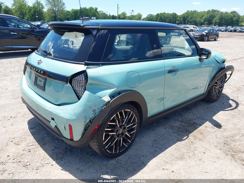 2025 Mini Hard top VIN WMW23GD0XS2W35332 IAAI salvage auction — RIGHT FRONT, Salvage (New Jersey), sold $10,225 on 2026-08-11 (photo 4)