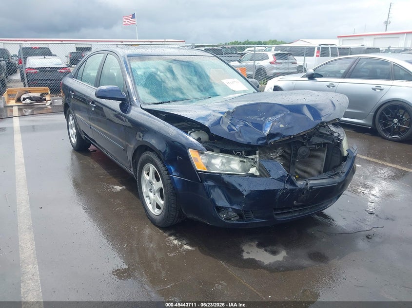 2007 Hyundai Sonata VIN 5NPEU46F47H160229 IAAI salvage auction — FRONT END, Salvage (North Carolina), sold $450 on 2026-07-09 (photo 1)