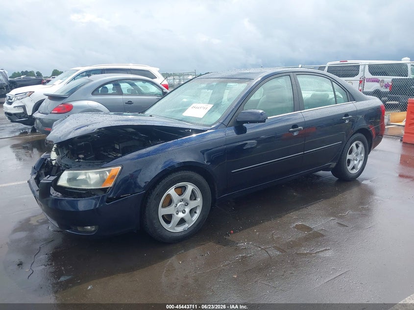 2007 Hyundai Sonata VIN 5NPEU46F47H160229 IAAI salvage auction — FRONT END, Salvage (North Carolina), sold $450 on 2026-07-09 (photo 2)