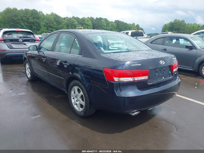2007 Hyundai Sonata VIN 5NPEU46F47H160229 IAAI salvage auction — FRONT END, Salvage (North Carolina), sold $450 on 2026-07-09 (photo 3)