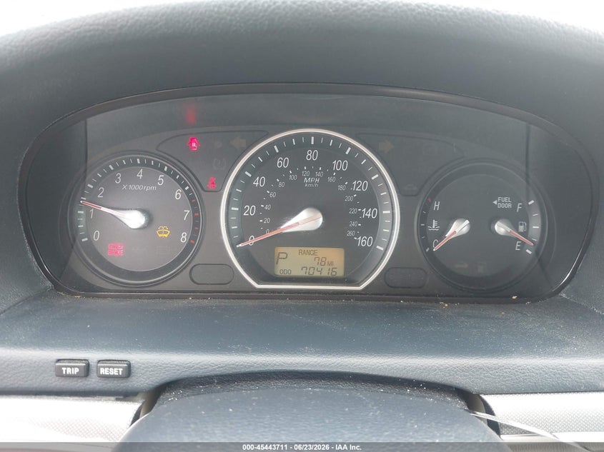 2007 Hyundai Sonata VIN 5NPEU46F47H160229 IAAI salvage auction — FRONT END, Salvage (North Carolina), sold $450 on 2026-07-09 (photo 7)