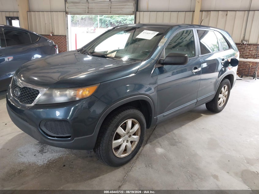 2011 Kia Sorento VIN 5XYKT3A18BG015674 IAAI salvage auction — NORMAL WEAR, Clear (North Carolina), sold $525 on 2026-07-23 (photo 2)
