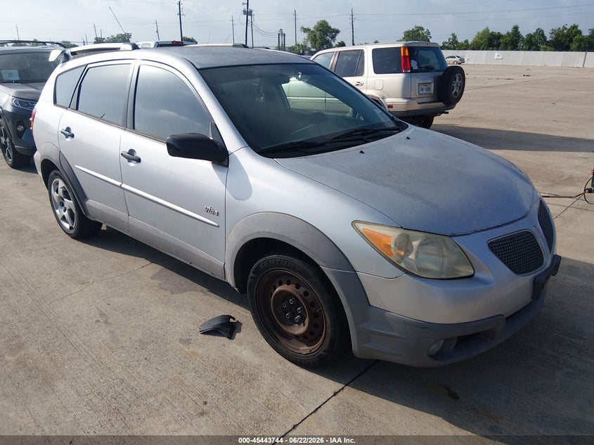 2006 Pontiac Vibe VIN 5Y2SL65876Z401356 IAAI salvage auction — REAR END, Original (Texas), sold $1,075 on 2026-07-10 (photo 1)
