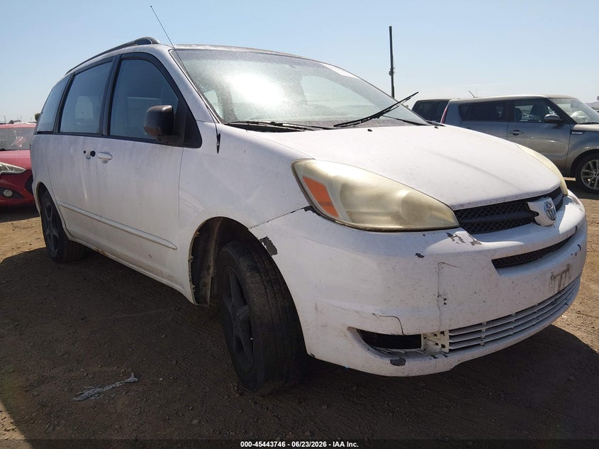2005 Toyota Sienna VIN 5TDZA23C35S343413 IAAI salvage auction — NORMAL WEAR, Clear-Dealer Only (Arizona), sold $350 on 2026-07-28 (photo 1)