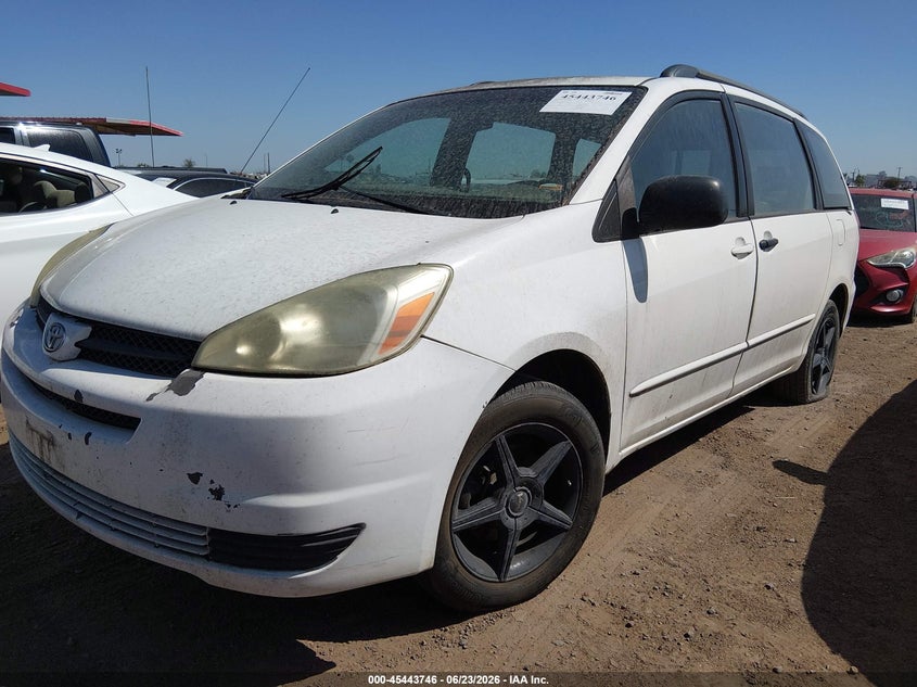 2005 Toyota Sienna VIN 5TDZA23C35S343413 IAAI salvage auction — NORMAL WEAR, Clear-Dealer Only (Arizona), sold $350 on 2026-07-28 (photo 2)