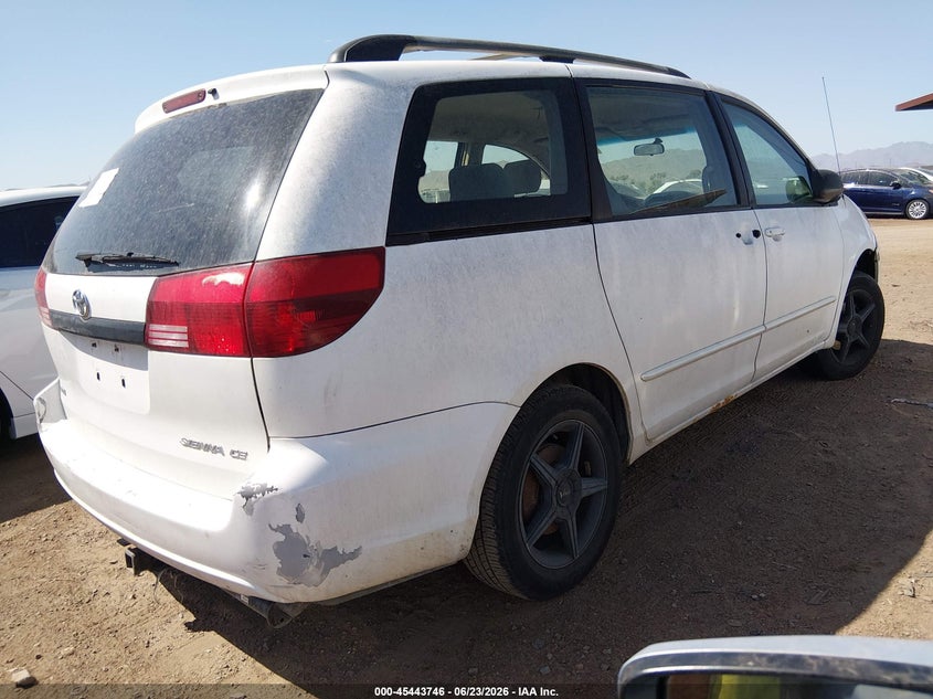 2005 Toyota Sienna VIN 5TDZA23C35S343413 IAAI salvage auction — NORMAL WEAR, Clear-Dealer Only (Arizona), sold $350 on 2026-07-28 (photo 4)