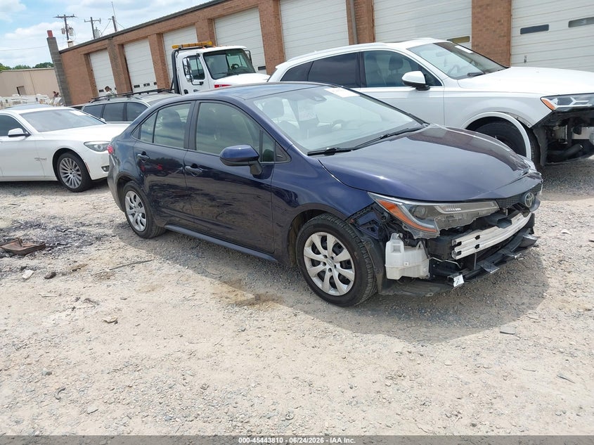 2020 Toyota Corolla VIN JTDEPRAE5LJ101744 IAAI salvage auction — FRONT END, Salvage (North Carolina), sold $3,800 on 2026-07-20 (photo 1)