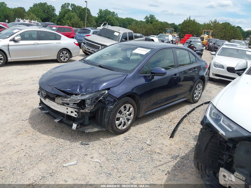 2020 Toyota Corolla VIN JTDEPRAE5LJ101744 IAAI salvage auction — FRONT END, Salvage (North Carolina), sold $3,800 on 2026-07-20 (photo 2)