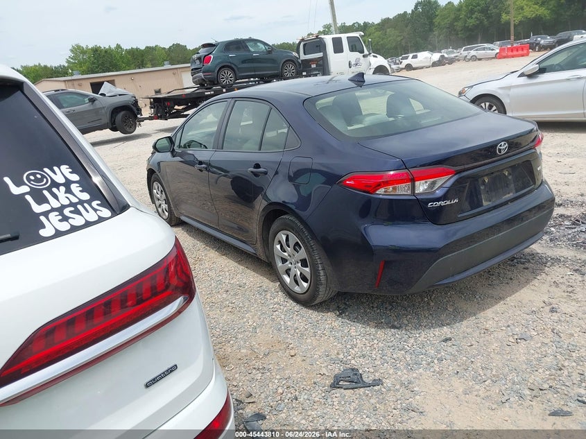 2020 Toyota Corolla VIN JTDEPRAE5LJ101744 IAAI salvage auction — FRONT END, Salvage (North Carolina), sold $3,800 on 2026-07-20 (photo 3)