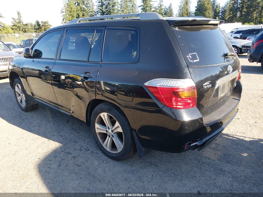 2008 Toyota Highlander VIN JTEES43A582092651 IAAI salvage auction — NORMAL WEAR, Clear (Washington), sold $700 on 2026-07-15 (photo 3)