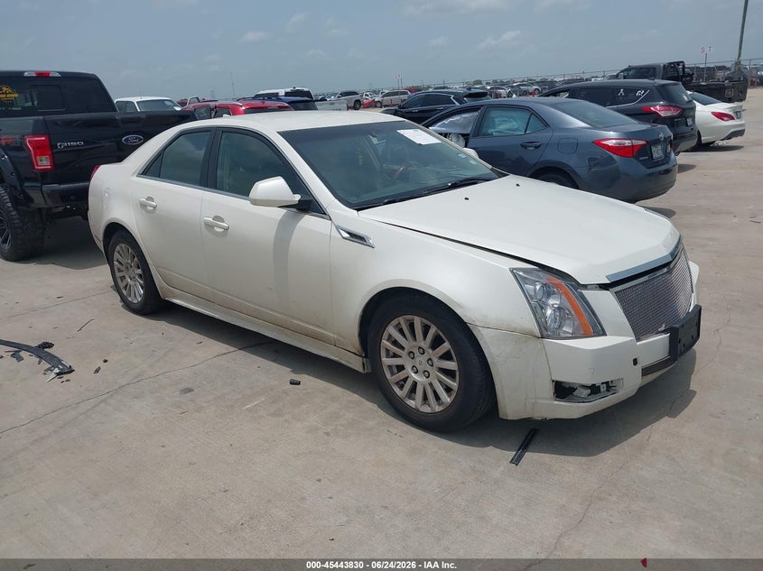 2011 Cadillac Cts VIN 1G6DE5EY3B0104051 IAAI salvage auction — LEFT SIDE, Salvage (Texas), sold $325 on 2026-07-10 (photo 1)