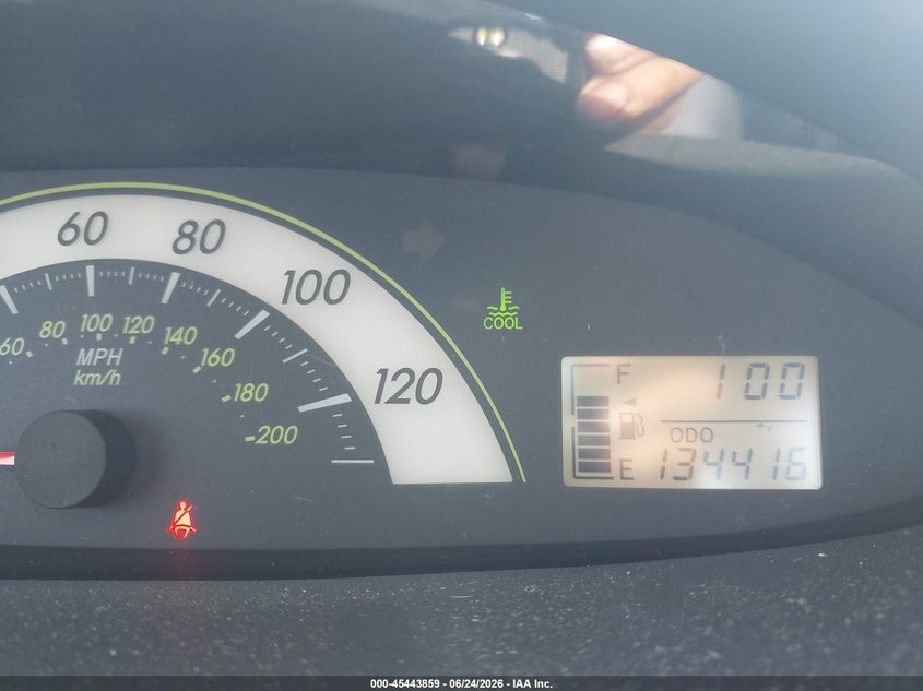 2008 Toyota Yaris VIN JTDBT923484022406 IAAI salvage auction — REAR END, Salvage (California), sold $475 on 2026-07-29 (photo 7)