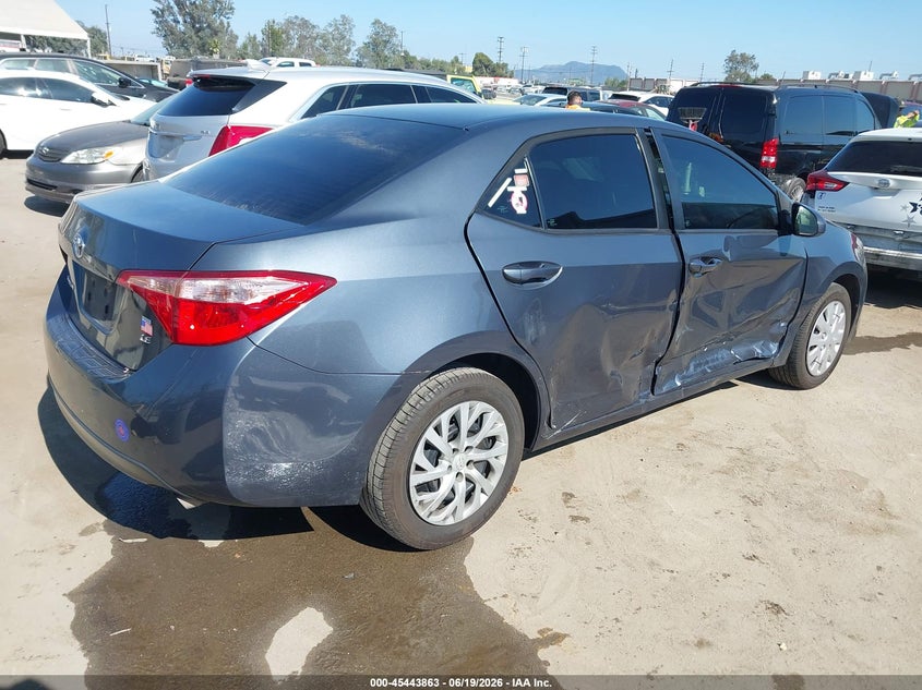 2019 Toyota Corolla VIN 5YFBURHE0KP922780 IAAI salvage auction — RIGHT SIDE, Salvage (California), sold $4,500 on 2026-07-15 (photo 4)