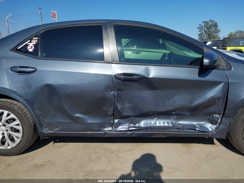 2019 Toyota Corolla VIN 5YFBURHE0KP922780 IAAI salvage auction — RIGHT SIDE, Salvage (California), sold $4,500 on 2026-07-15 (photo 6)
