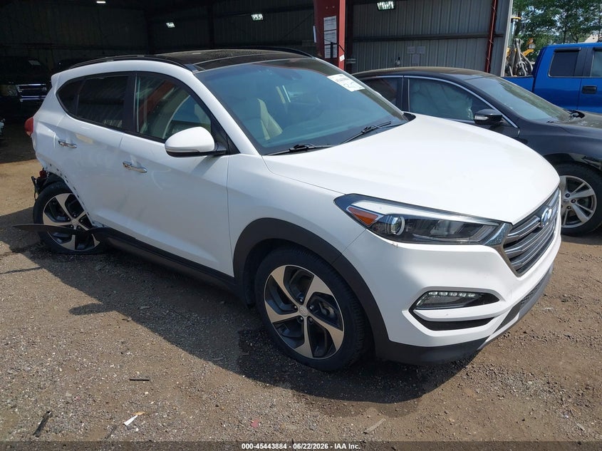 2016 Hyundai Tucson VIN KM8J33A24GU161074 IAAI salvage auction — REAR END, Salvage (Delaware), sold $1,550 on 2026-07-30 (photo 1)