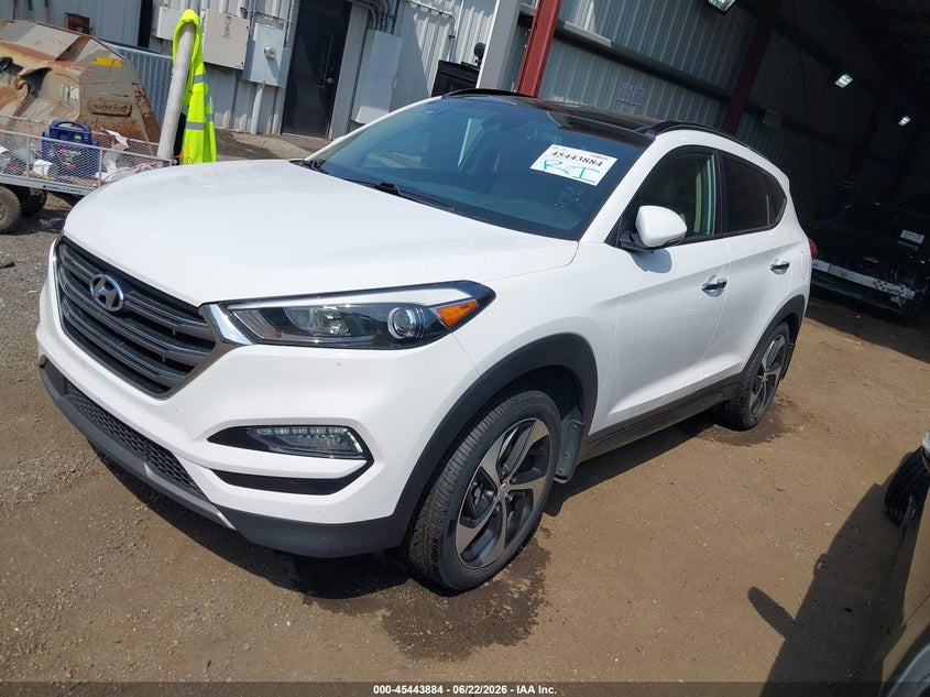 2016 Hyundai Tucson VIN KM8J33A24GU161074 IAAI salvage auction — REAR END, Salvage (Delaware), sold $1,550 on 2026-07-30 (photo 2)