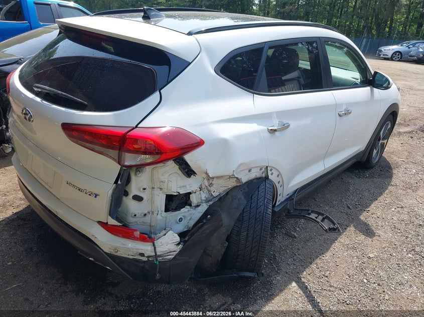 2016 Hyundai Tucson VIN KM8J33A24GU161074 IAAI salvage auction — REAR END, Salvage (Delaware), sold $1,550 on 2026-07-30 (photo 4)