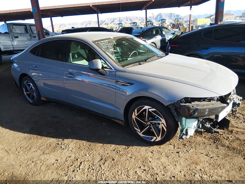 2026 Hyundai Sonata VIN KMHL64JA1TA539277 IAAI salvage auction — FRONT END, Salvage Title, sold $8,500 on 2026-08-01 (photo 1)