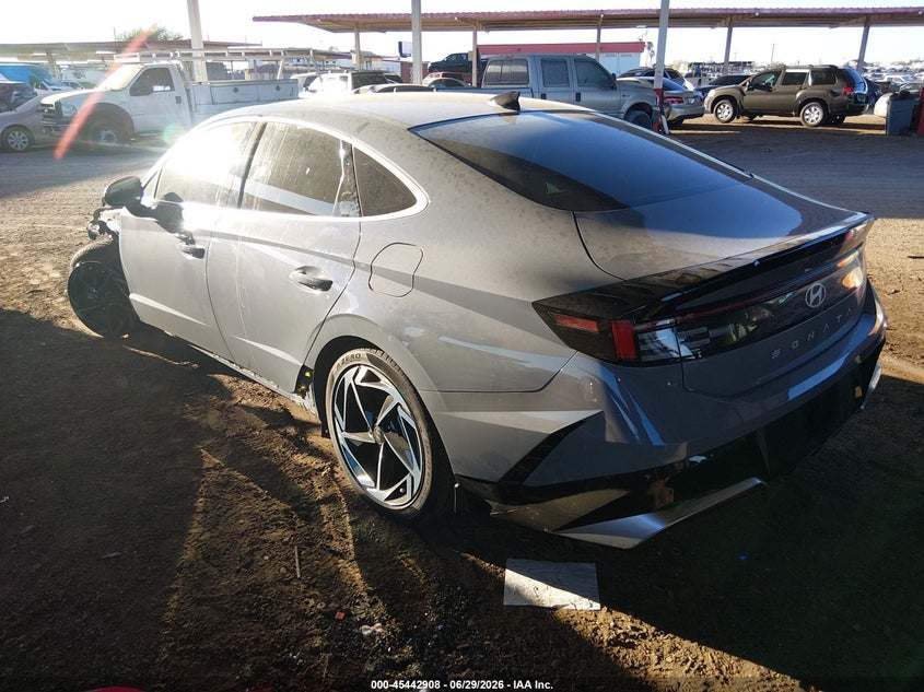 2026 Hyundai Sonata VIN KMHL64JA1TA539277 IAAI salvage auction — FRONT END, Salvage Title, sold $8,500 on 2026-08-01 (photo 3)