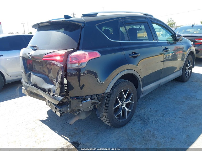 2016 Toyota VIN 2T3JFREV1GW456087 IAAI salvage auction — REAR END, Salvage (California), sold $7,250 on 2026-07-09 (photo 4)