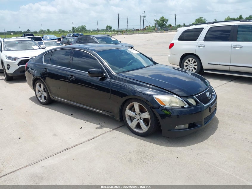 2007 Lexus Gs 350 VIN JTHBE96S370015768 IAAI salvage auction — WATER/FLOOD, Salvage (Texas), sold $600 on 2026-08-01 (photo 1)