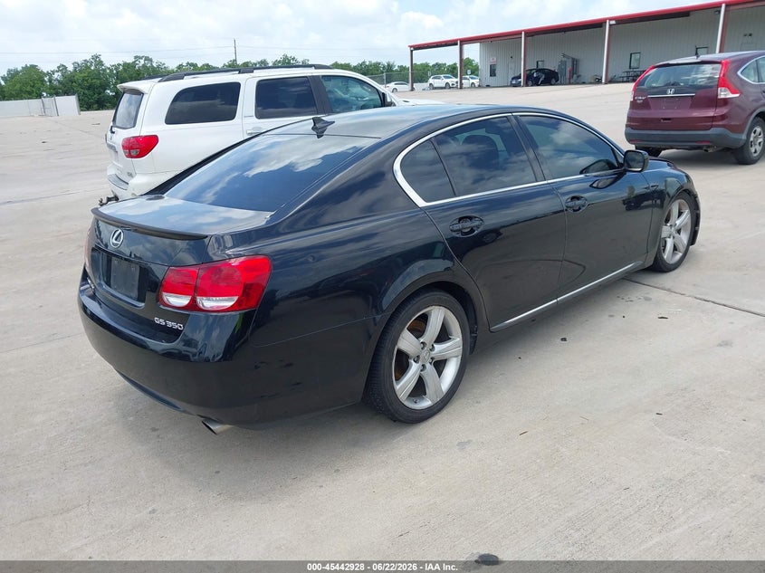 2007 Lexus Gs 350 VIN JTHBE96S370015768 IAAI salvage auction — WATER/FLOOD, Salvage (Texas), sold $600 on 2026-08-01 (photo 4)