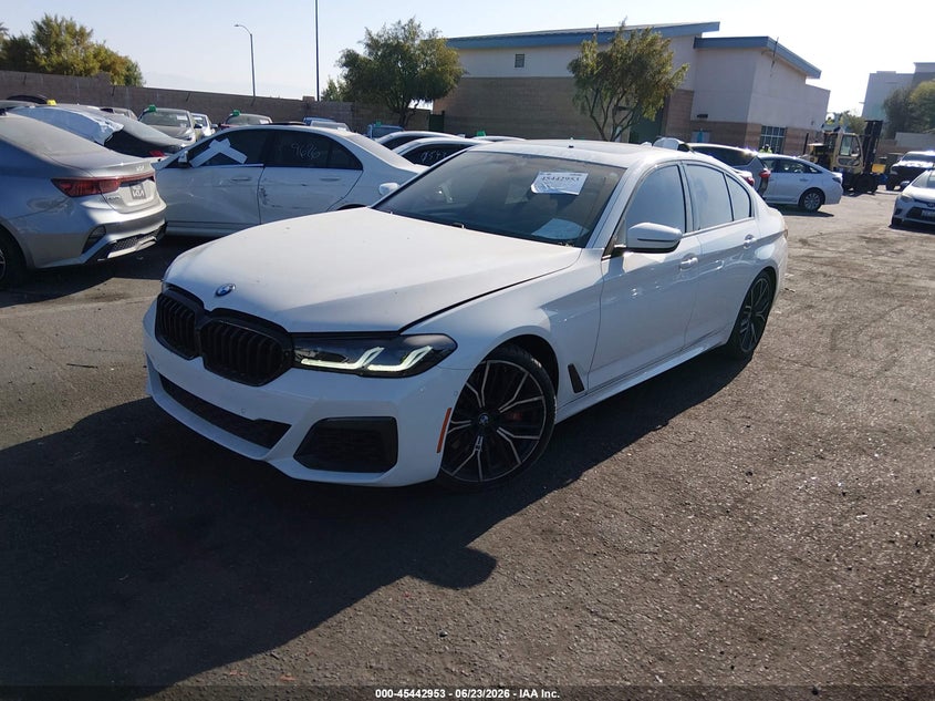 2023 BMW 5er VIN WBA53BJ04PWX86042 IAAI salvage auction — THEFT, Salvage Title, sold $19,100 on 2026-07-24 (photo 2)