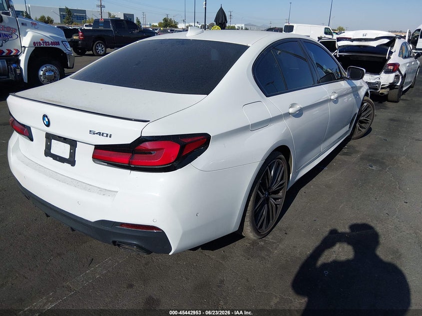 2023 BMW 5er VIN WBA53BJ04PWX86042 IAAI salvage auction — THEFT, Salvage Title, sold $19,100 on 2026-07-24 (photo 4)