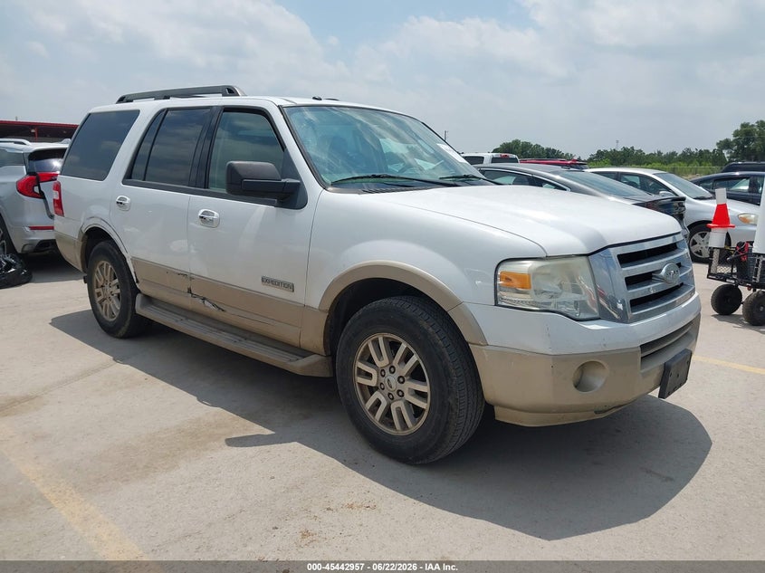 2007 Ford Expedition VIN 1FMFU17567LA66529 IAAI salvage auction — SIDE, Salvage (Texas), sold $575 on 2026-07-09 (photo 1)