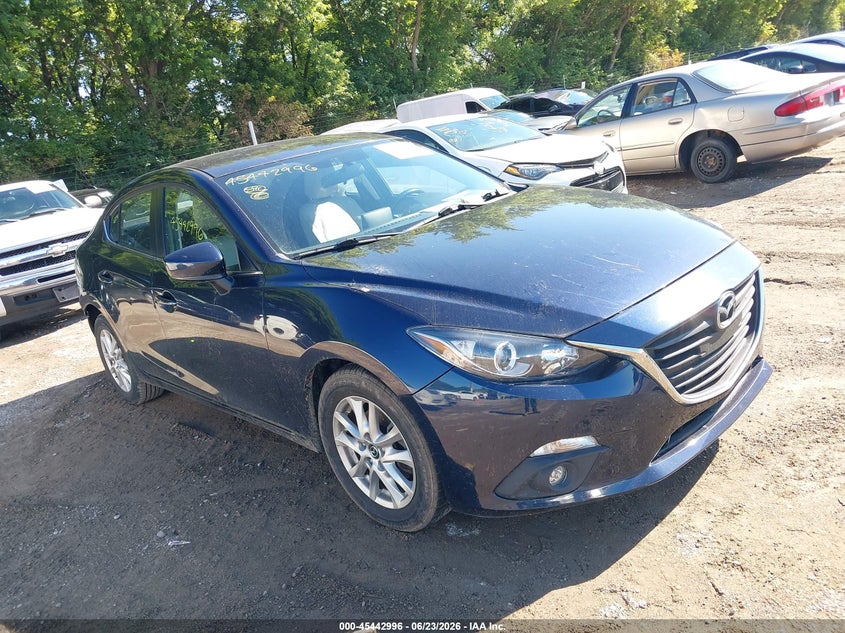 2015 Mazda 3 VIN JM1BM1V79F1272297 IAAI salvage auction — REAR END, Clear (Indiana), sold $2,500 on 2026-07-15 (photo 1)