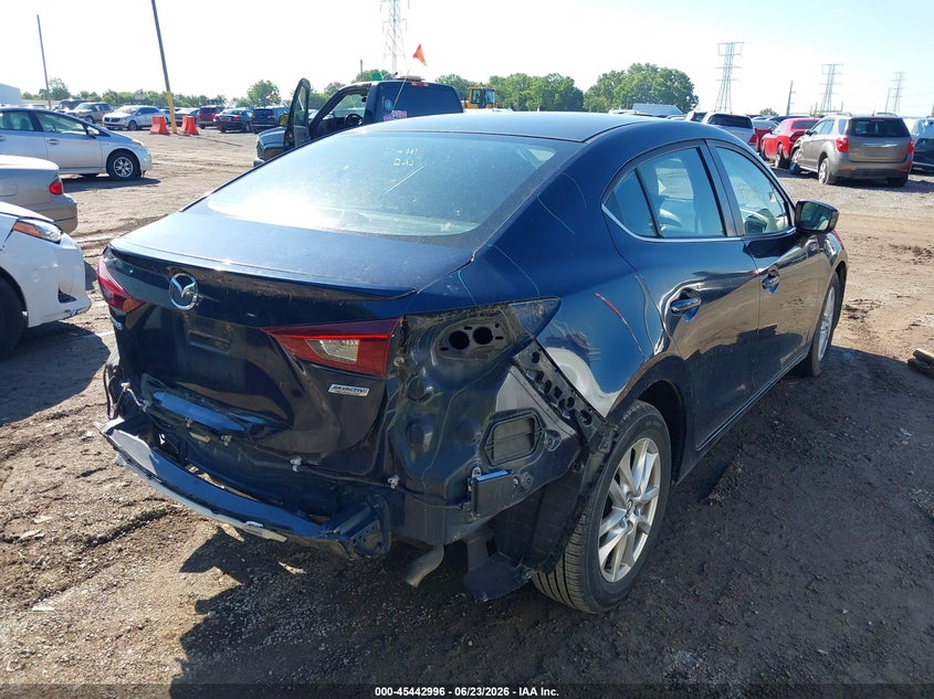 2015 Mazda 3 VIN JM1BM1V79F1272297 IAAI salvage auction — REAR END, Clear (Indiana), sold $2,500 on 2026-07-15 (photo 4)