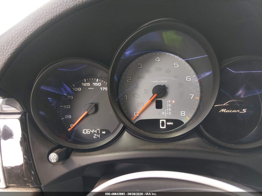 2015 Porsche Macan VIN WP1AB2A58FLB52392 IAAI salvage auction — REPOSSESSION, Clear - Dealer Only (California), sold $8,000 on 2026-07-30 (photo 7)