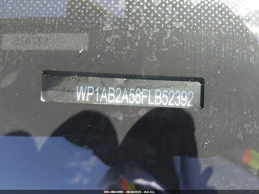 2015 Porsche Macan VIN WP1AB2A58FLB52392 IAAI salvage auction — REPOSSESSION, Clear - Dealer Only (California), sold $8,000 on 2026-07-30 (photo 9)