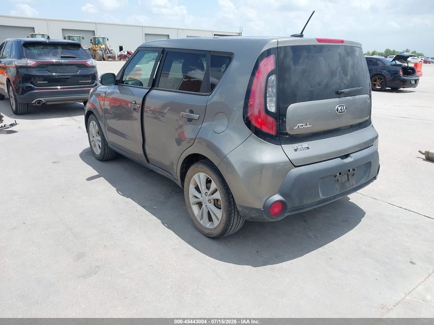 2014 Kia Soul VIN KNDJP3A55E7015054 IAAI salvage auction — SIDE, Salvage (Texas), sold $1,050 on 2026-08-02 (photo 3)