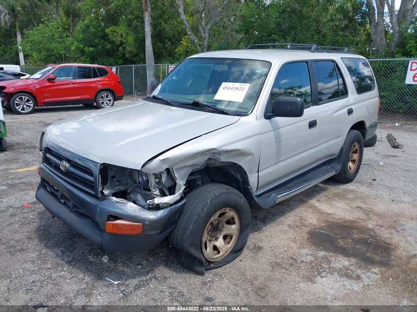 1998 Toyota 4runner VIN JT3GM84R7W0029485 IAAI salvage auction — FRONT END, Rebuildable (Florida), sold $600 on 2026-07-08 (photo 6)