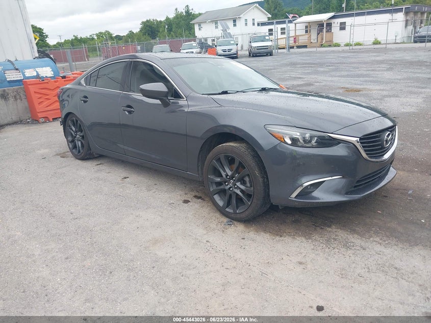 2016 Mazda 6 VIN JM1GJ1W58G1474447 IAAI salvage auction — LEFT SIDE, Salvage Title, sold $950 on 2026-07-29 (photo 1)