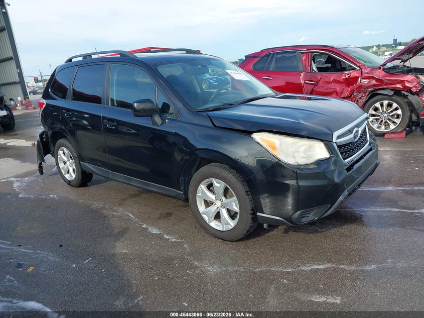 2014 Subaru Forester VIN JF2SJAGC3EH416310 IAAI salvage auction — FRONT & REAR, Certificate Of Title (Nebraska), sold $550 on 2026-07-30 (photo 1)