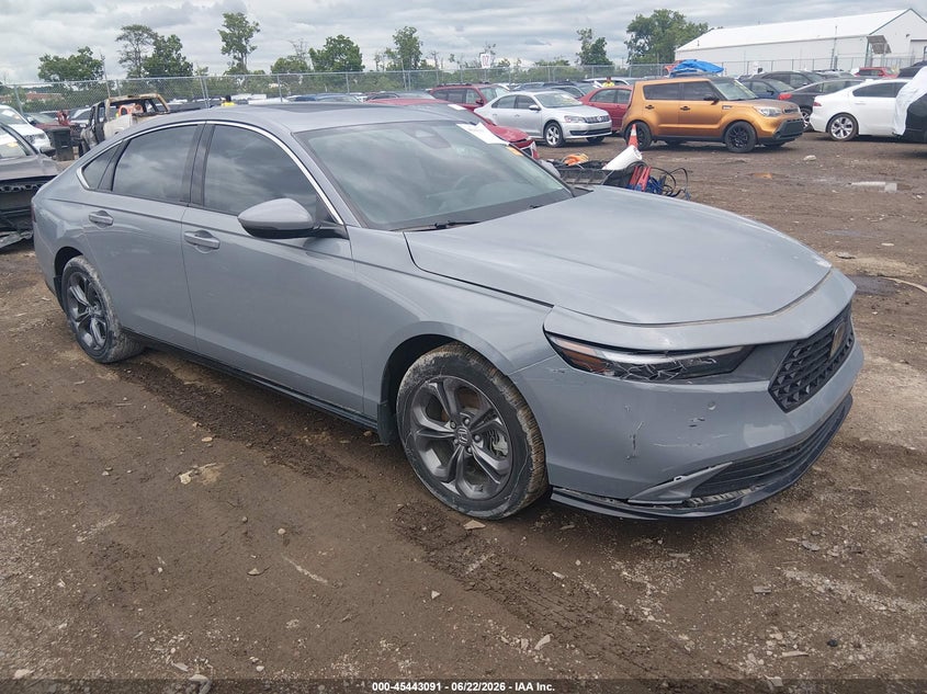 2023 Honda Accord VIN 1HGCY2F67PA014755 IAAI salvage auction — FRONT & REAR, Salvage (Ohio), sold $6,500 on 2026-07-09 (photo 1)