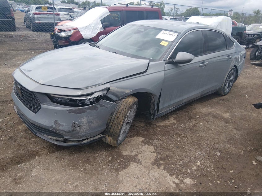2023 Honda Accord VIN 1HGCY2F67PA014755 IAAI salvage auction — FRONT & REAR, Salvage (Ohio), sold $6,500 on 2026-07-09 (photo 2)