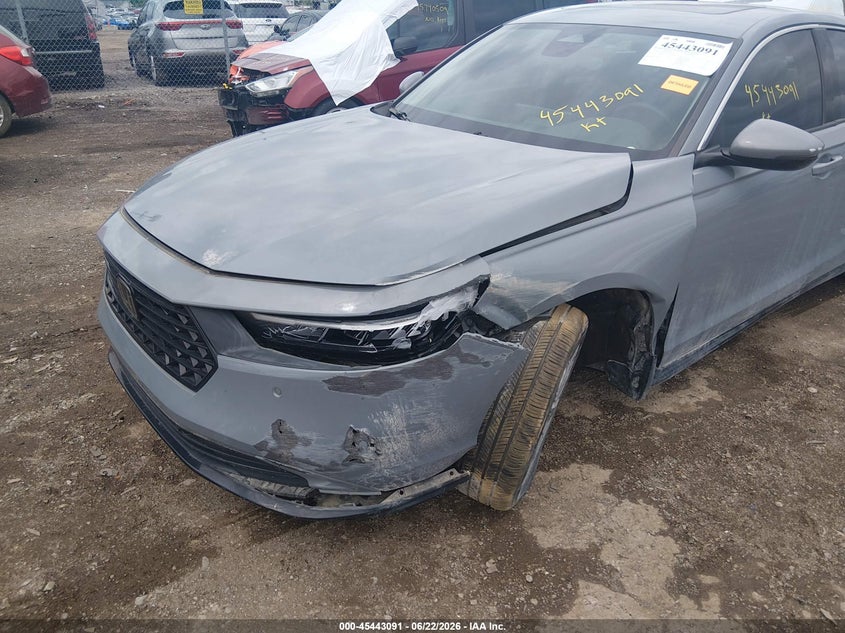 2023 Honda Accord VIN 1HGCY2F67PA014755 IAAI salvage auction — FRONT & REAR, Salvage (Ohio), sold $6,500 on 2026-07-09 (photo 6)