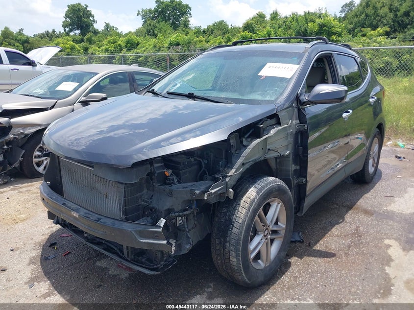 2017 Hyundai Santa fe VIN 5XYZU3LB0HG461280 IAAI salvage auction — FRONT END, Salvage (Louisiana), sold $3,000 on 2026-08-02 (photo 2)
