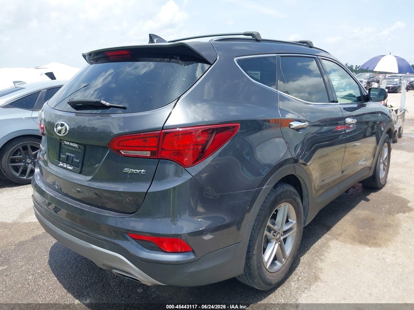 2017 Hyundai Santa fe VIN 5XYZU3LB0HG461280 IAAI salvage auction — FRONT END, Salvage (Louisiana), sold $3,000 on 2026-08-02 (photo 4)