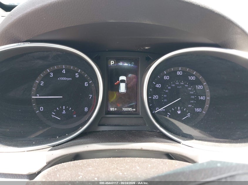 2017 Hyundai Santa fe VIN 5XYZU3LB0HG461280 IAAI salvage auction — FRONT END, Salvage (Louisiana), sold $3,000 on 2026-08-02 (photo 7)