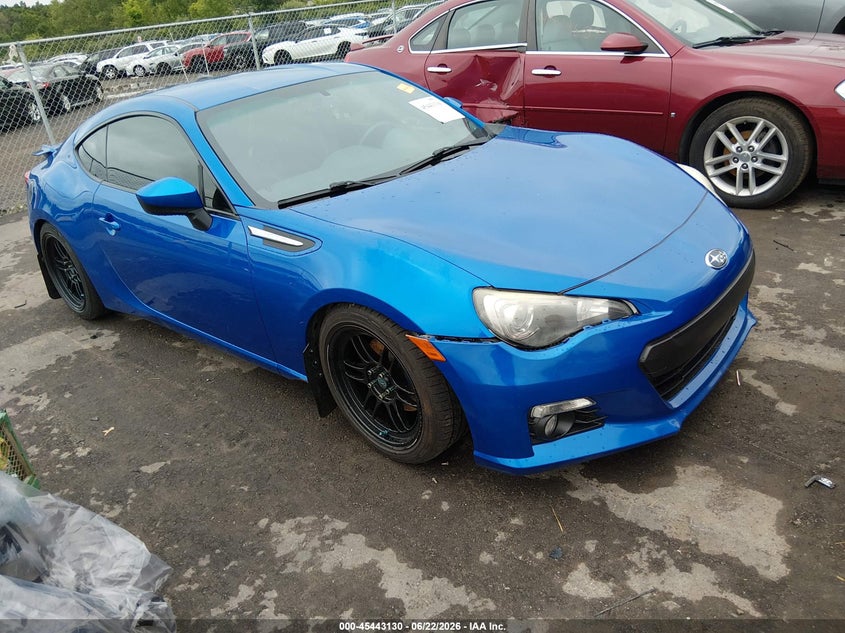 2013 Subaru Brz VIN JF1ZCAC14D1609686 IAAI salvage auction — FRONT END, Wait Title, sold $2,800 on 2026-08-01 (photo 1)