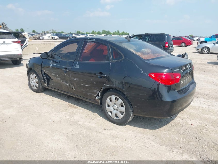 2009 Hyundai Elantra VIN KMHDU46D79U673800 IAAI salvage auction — LEFT & RIGHT, Salvage (Texas), sold $600 on 2026-07-15 (photo 3)