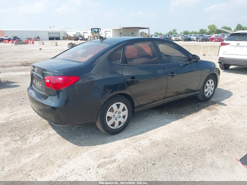 2009 Hyundai Elantra VIN KMHDU46D79U673800 IAAI salvage auction — LEFT & RIGHT, Salvage (Texas), sold $600 on 2026-07-15 (photo 4)