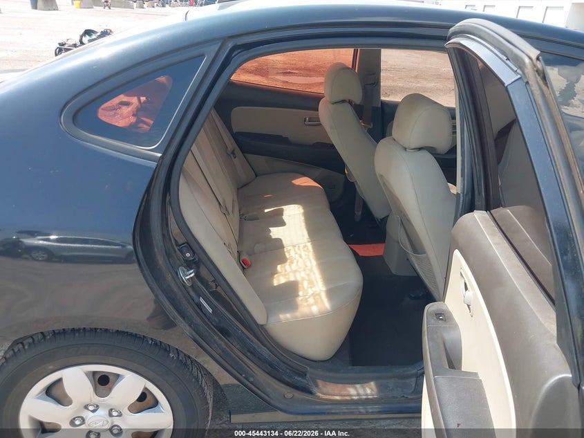 2009 Hyundai Elantra VIN KMHDU46D79U673800 IAAI salvage auction — LEFT & RIGHT, Salvage (Texas), sold $600 on 2026-07-15 (photo 8)
